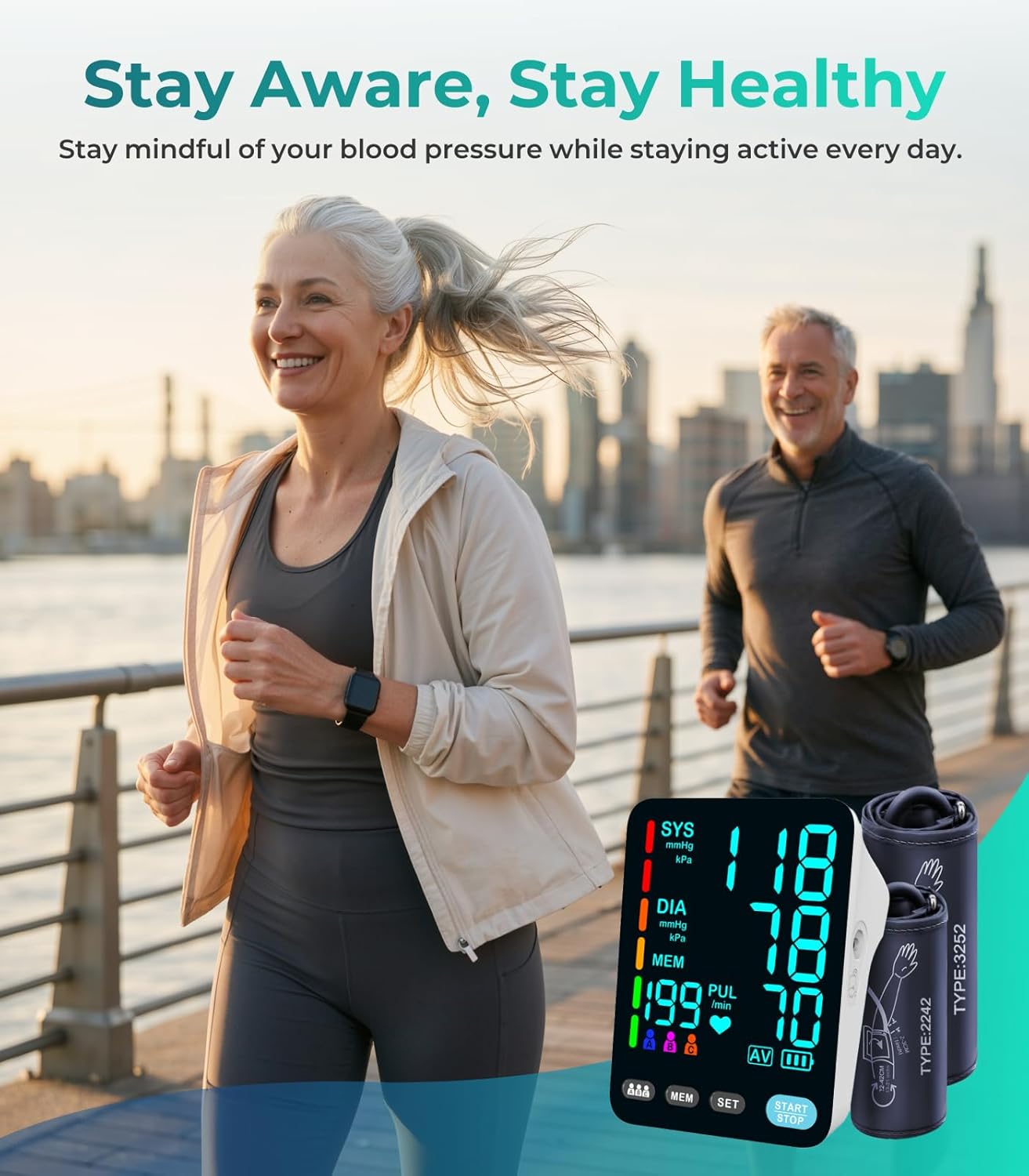 YONLO Automatic Upper Arm Blood Pressure Monitors for Home Use - Image 5